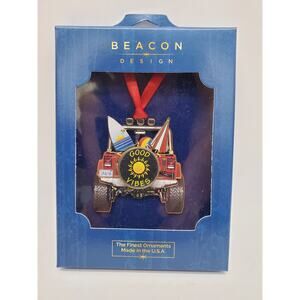 Ornament - Metal Good Vibes Truck - Beacon Designs - Made in USA